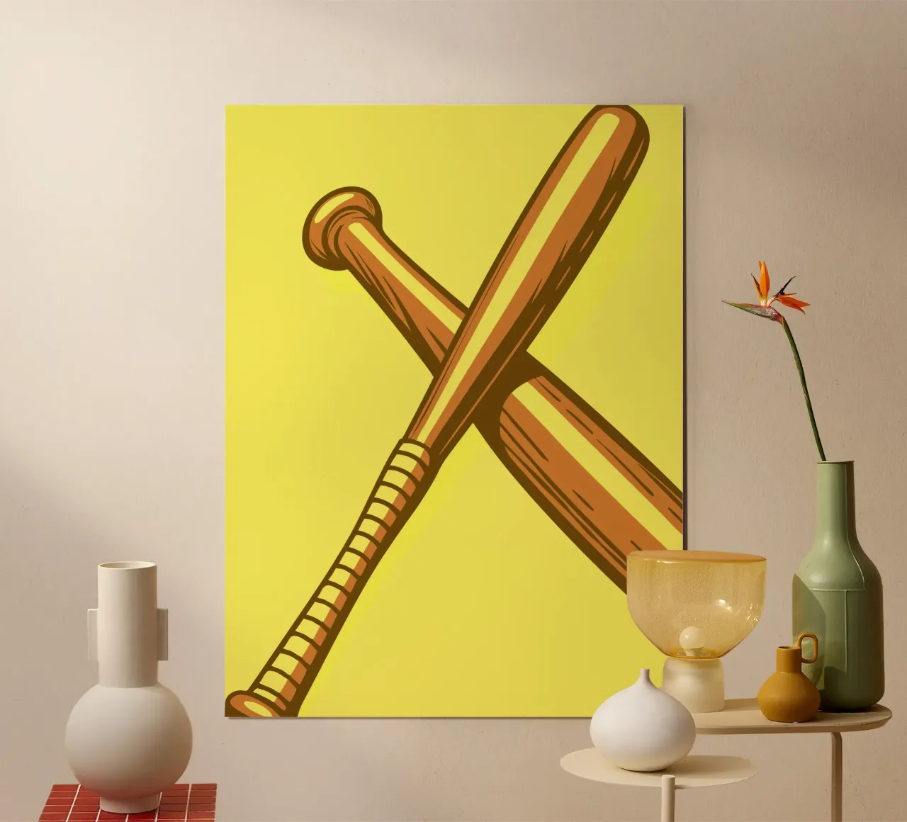 Baseball Bats poster by SPORTS ONLY