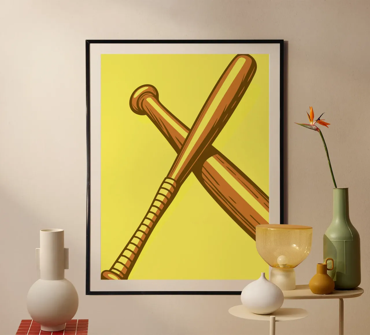 Baseball Bats poster by SPORTS ONLY