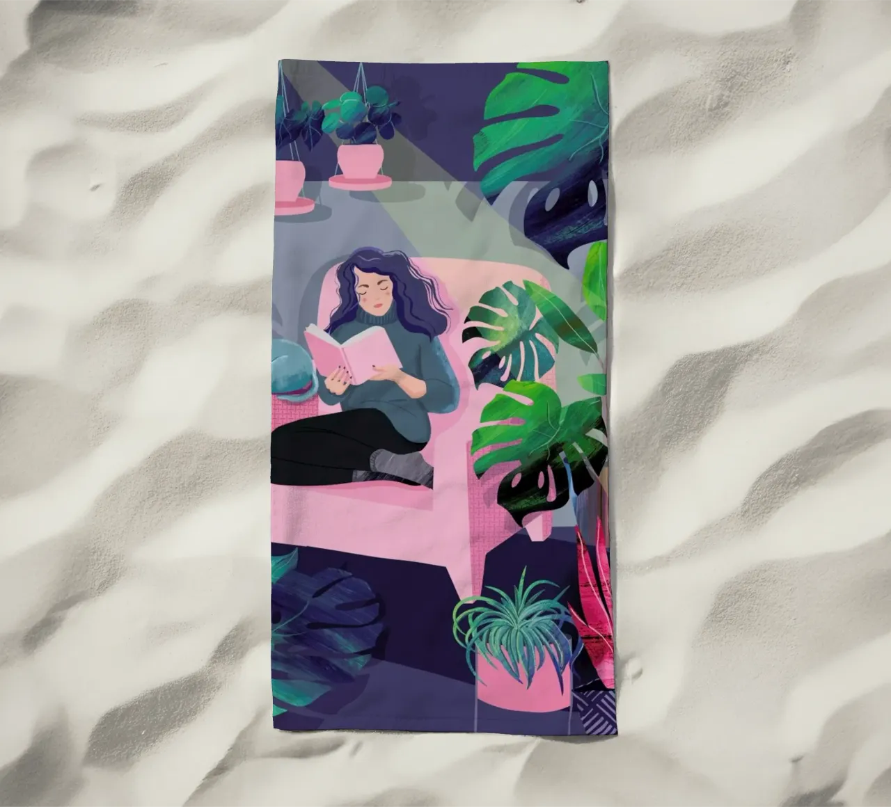 Reading amongst the Plants telo mare da Rocket68