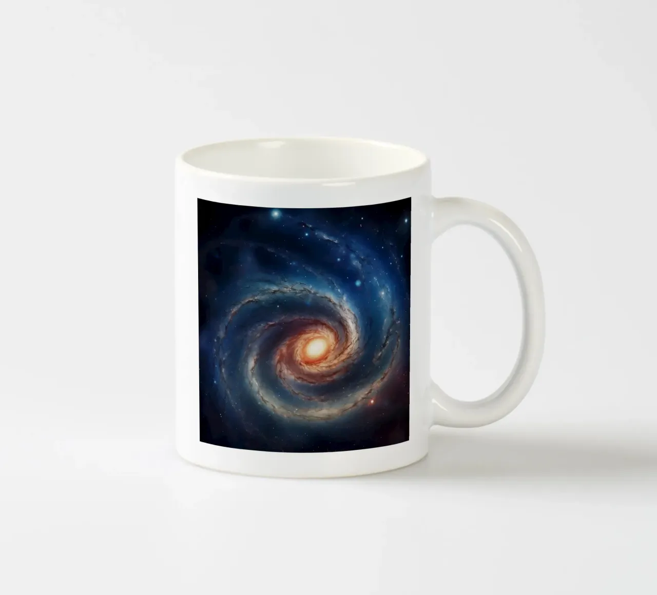 Galassia a spirale nello spazio profondo tazza in ceramica da PhotoVibe Decor