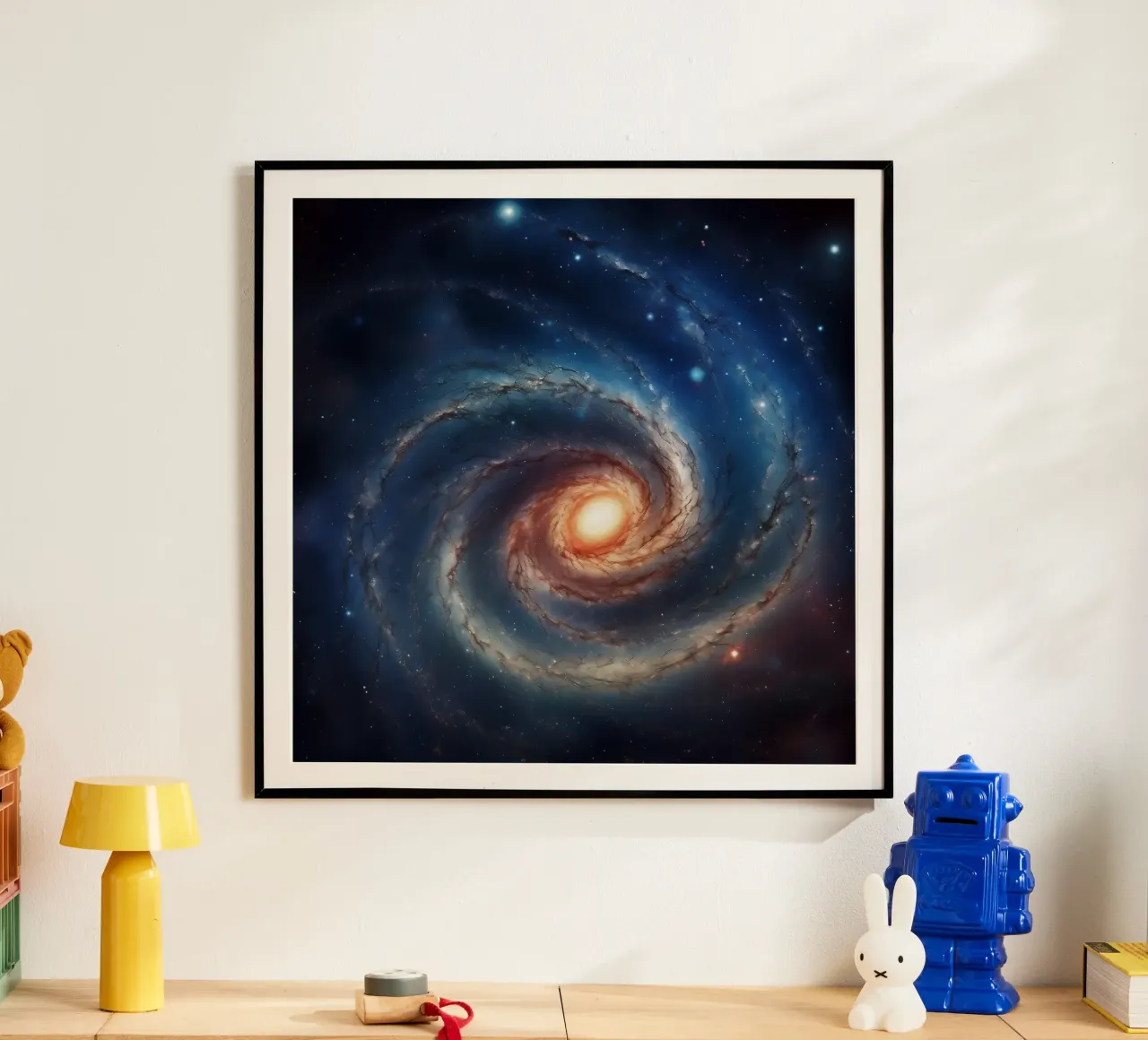 Spiral Galaxy in Deep Space hahnemühle by PhotoVibe Decor