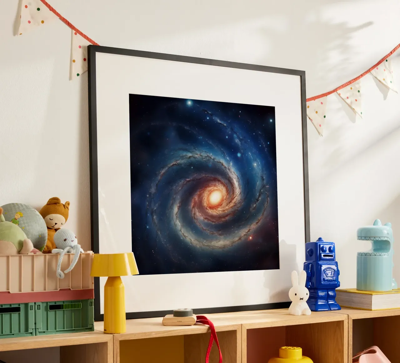 Spiral Galaxy in Deep Space hahnemühle by PhotoVibe Decor