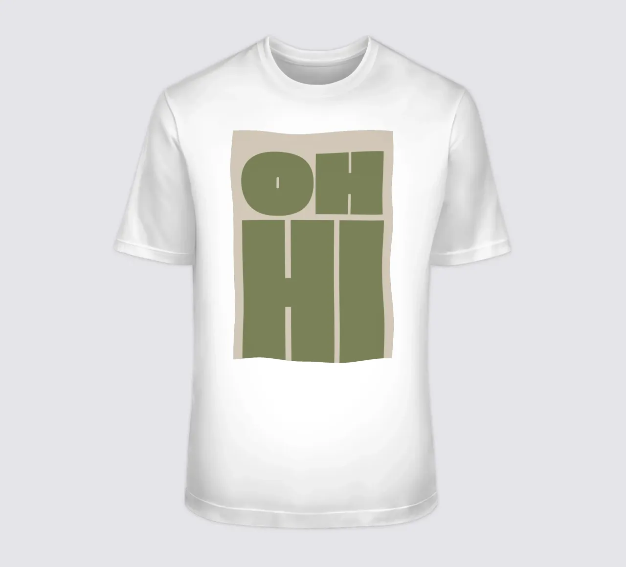 Oh ciao tipografia in grassetto t-shirt da pdigitalprints
