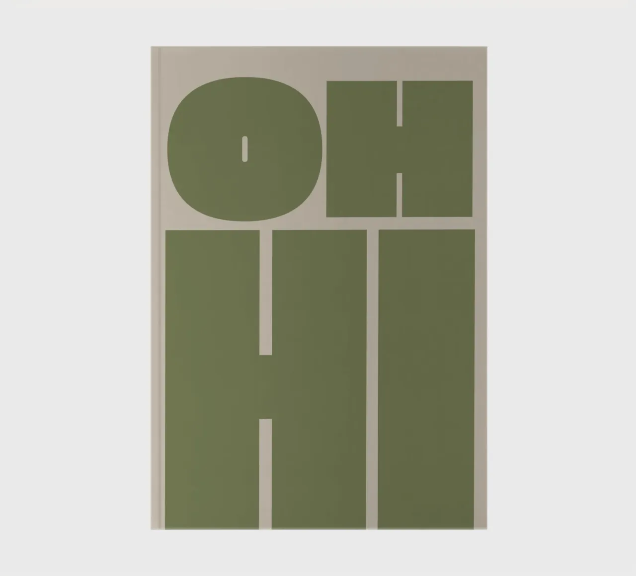 Oh hi bold typography notebook by pdigitalprints