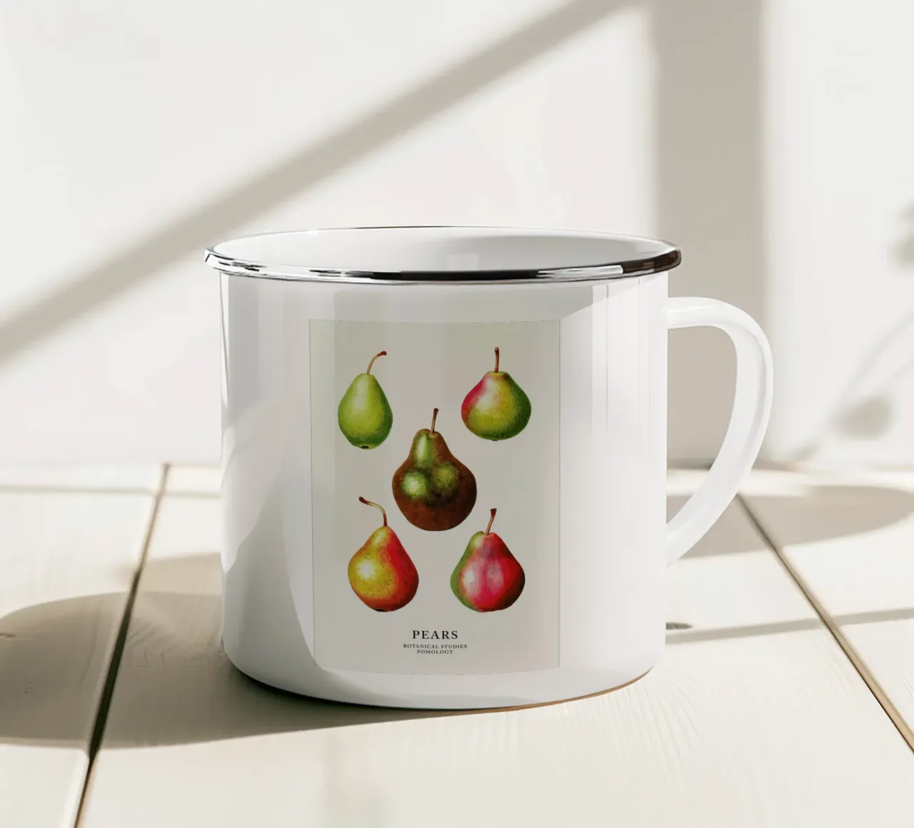 Pears tazza in smalto da Flora & Fauna