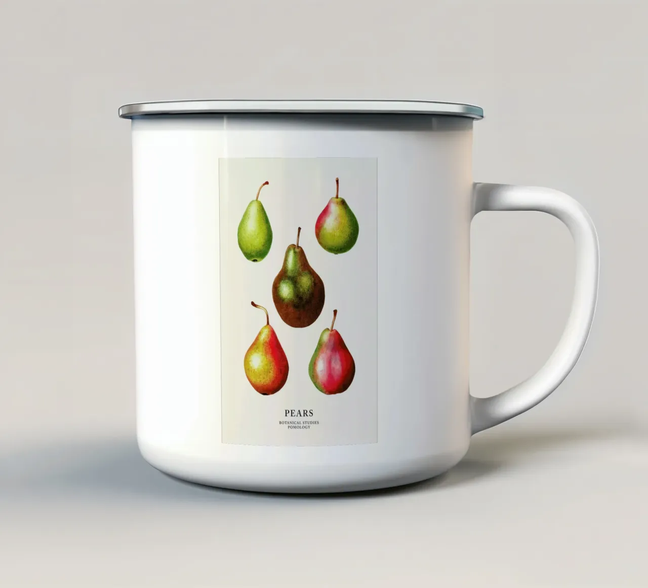 Pears tazza in smalto da Flora & Fauna
