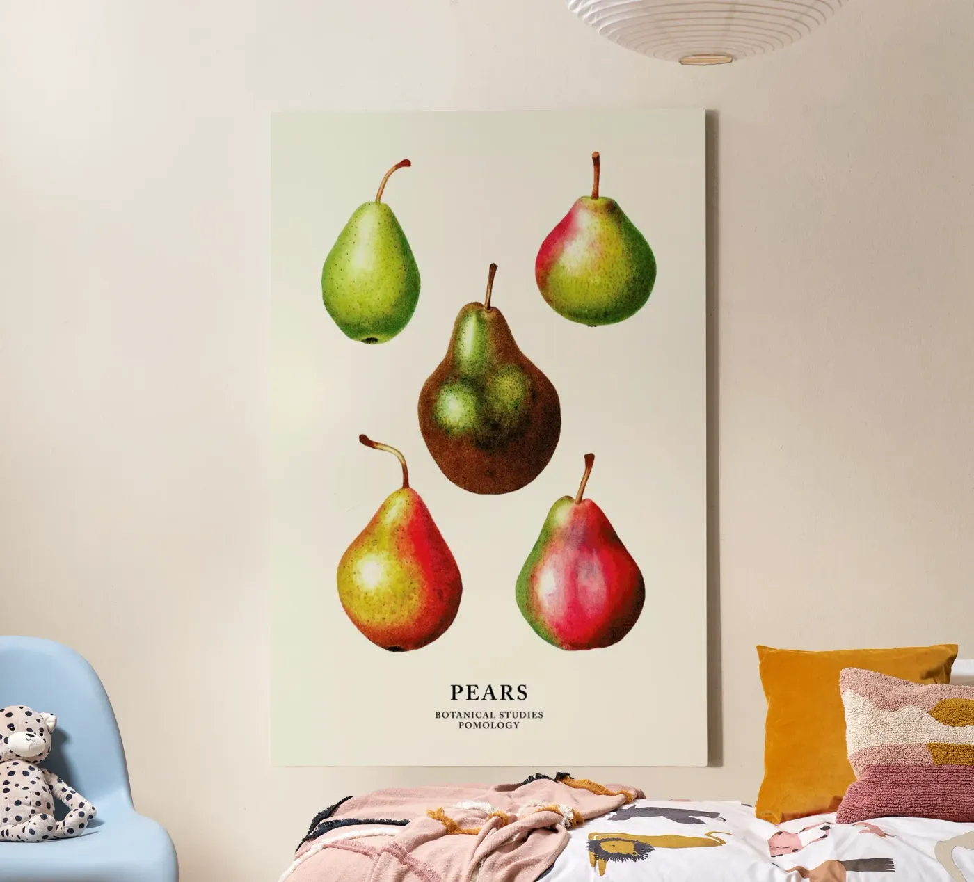 Pears canvas by Flora & Fauna