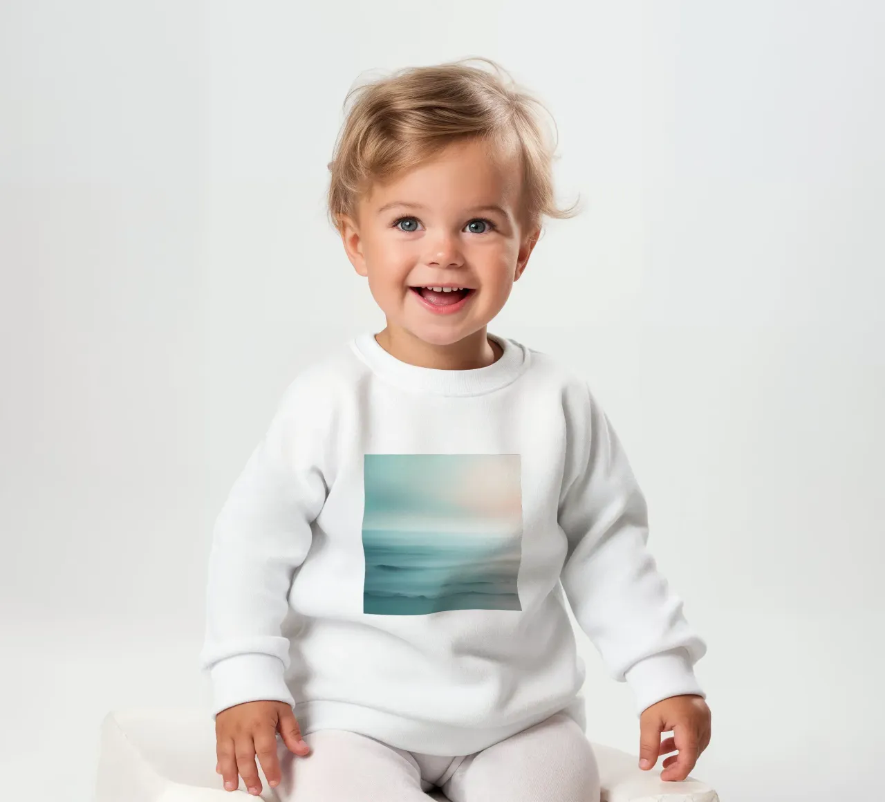 Sunset Over Misty Savannah Trees baby sweatshirt by PhotoVibe Decor