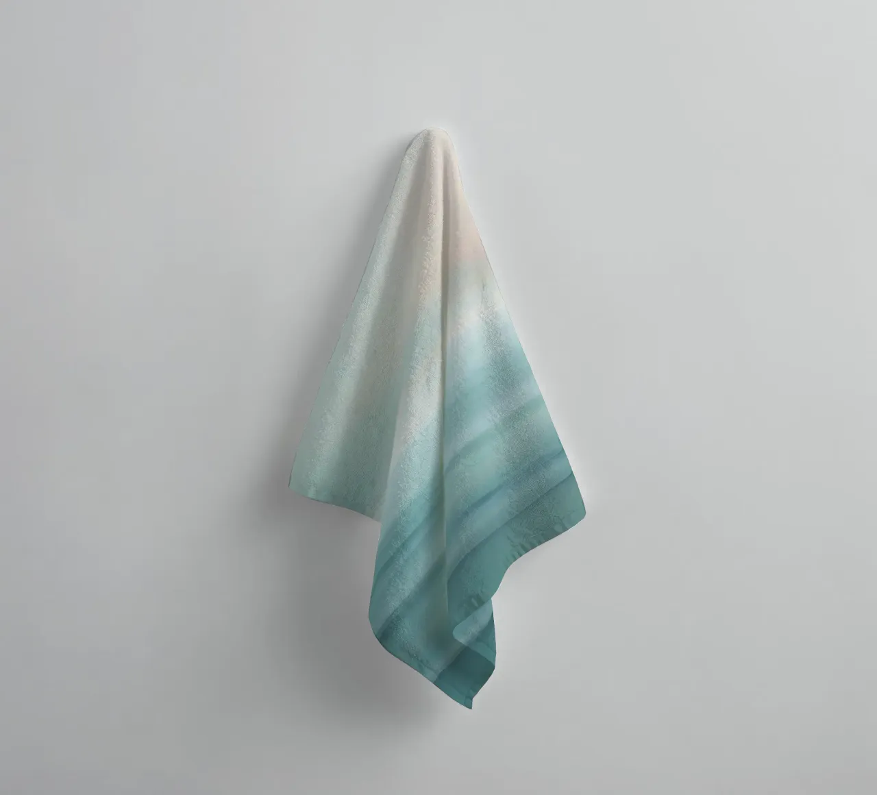 Sunset Over Misty Savannah Trees towel by PhotoVibe Decor