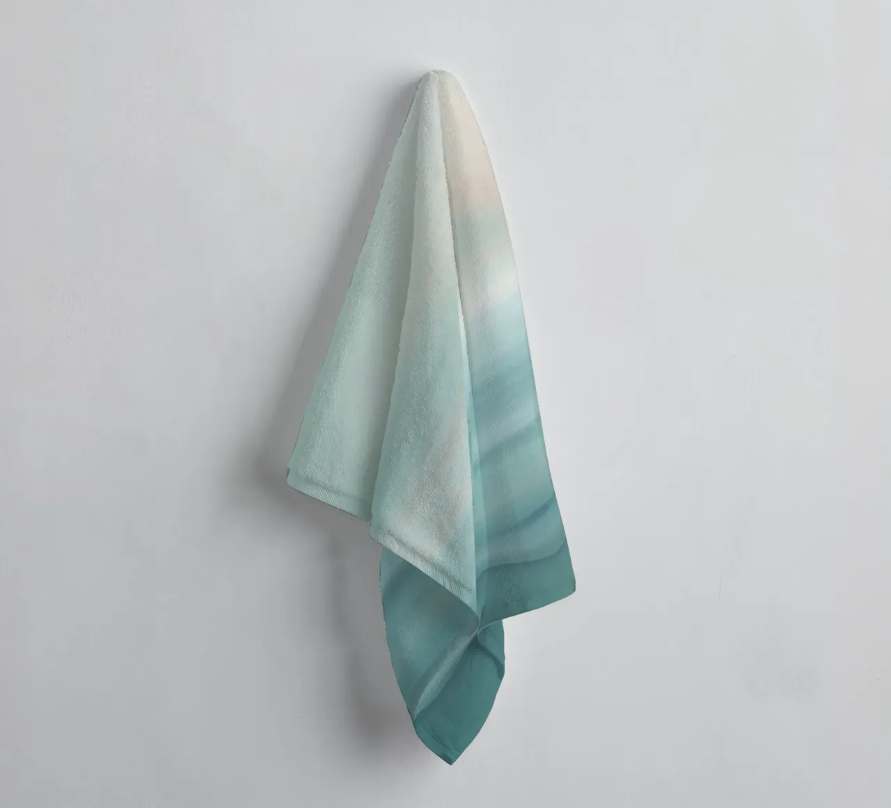 Sunset Over Misty Savannah Trees towel by PhotoVibe Decor