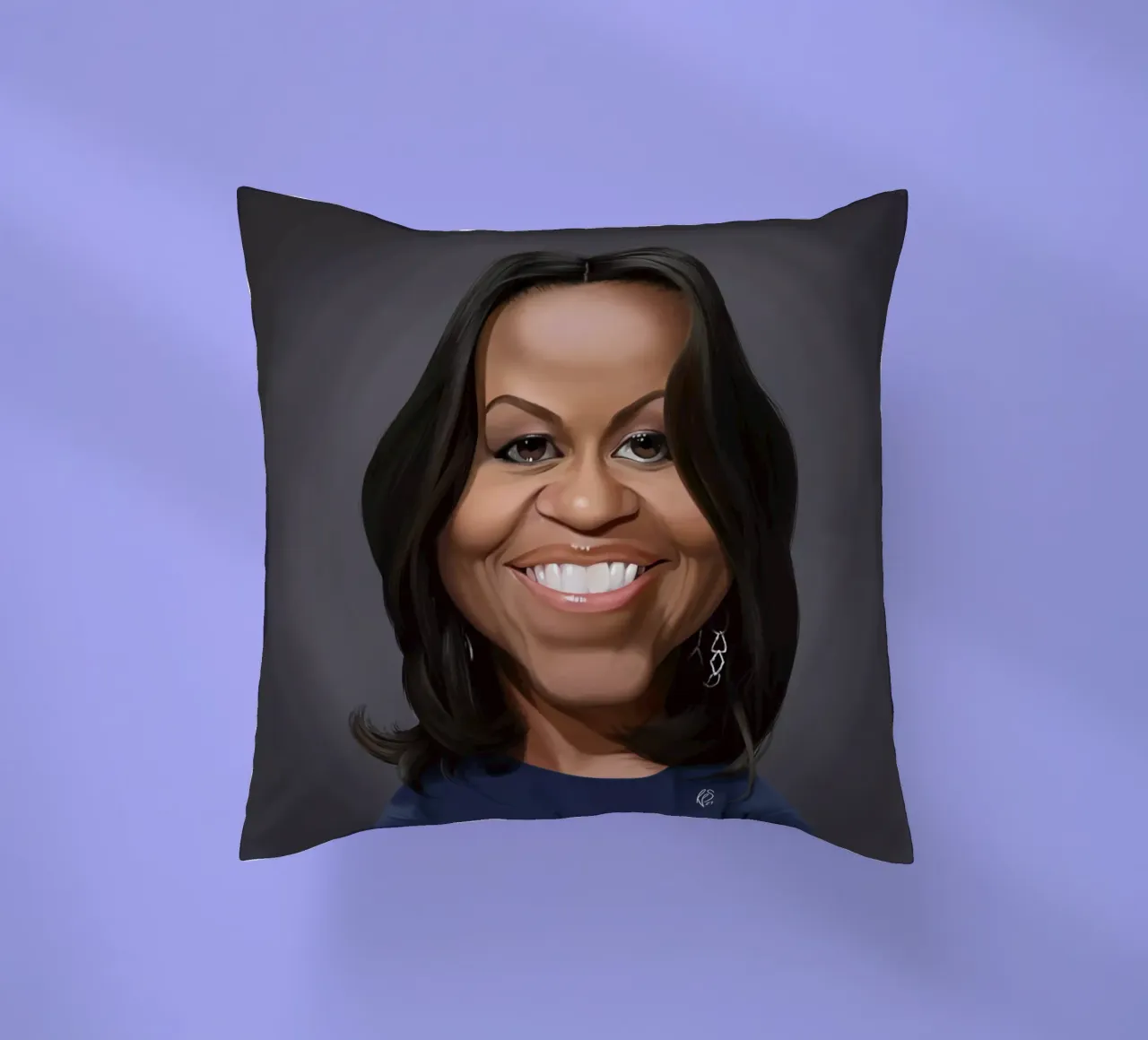Michelle Obama cuscino da Rob Art | Illustration