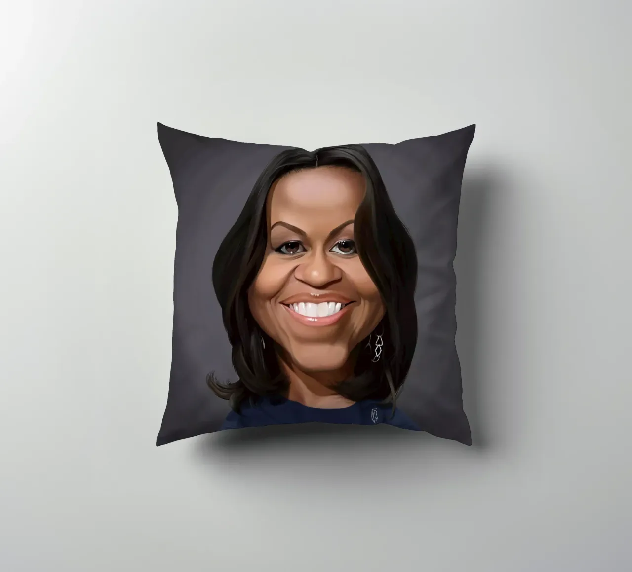 Michelle Obama cuscino da Rob Art | Illustration
