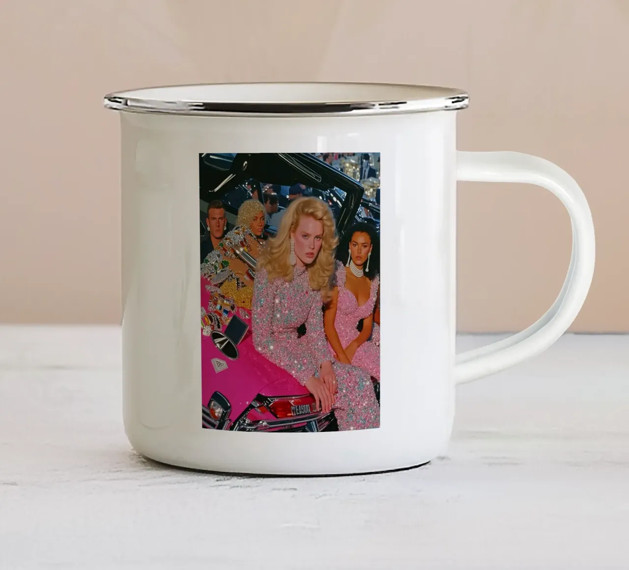 Dangerous women and diamonds tazza in smalto da heaventrain