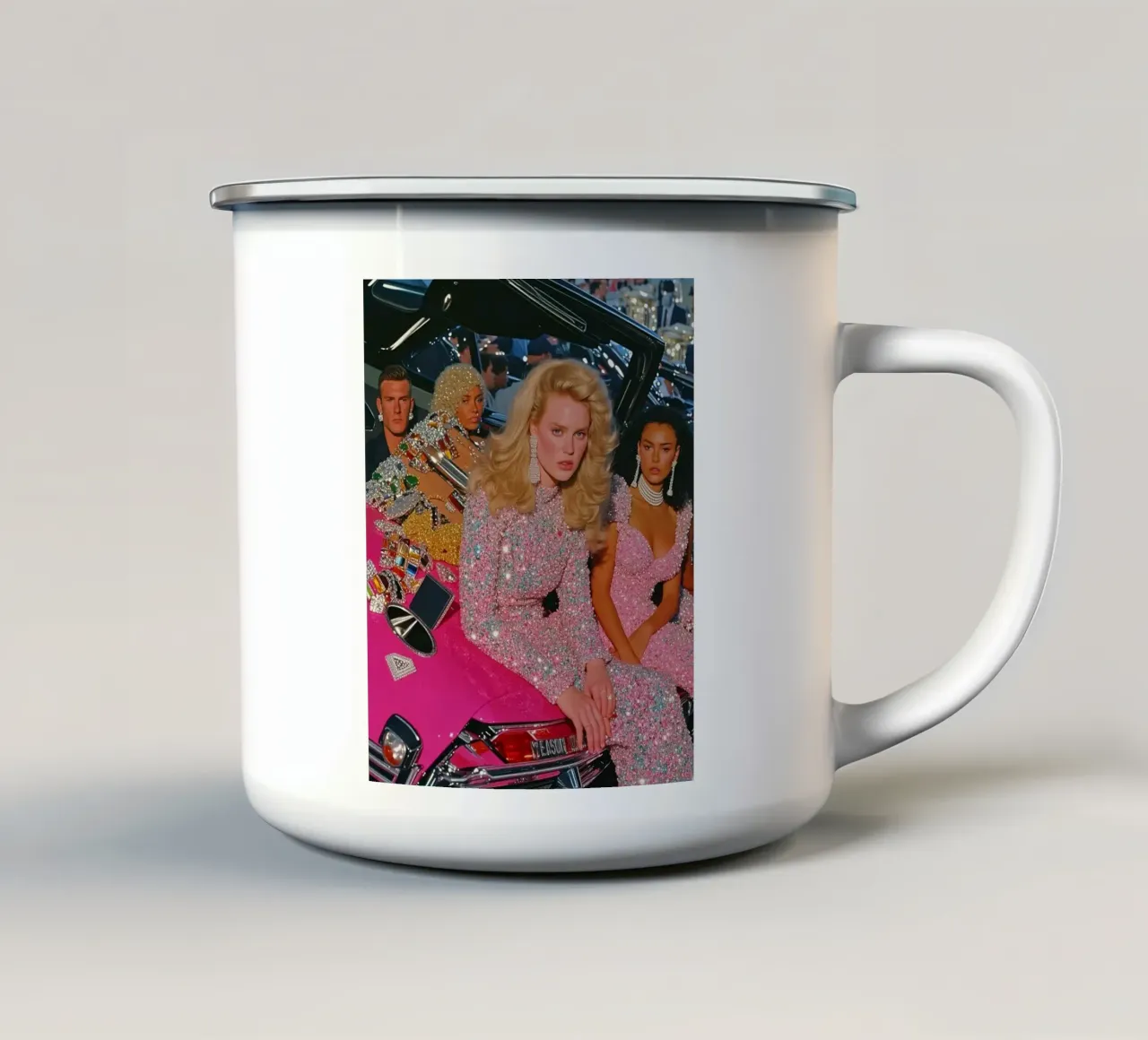 Dangerous women and diamonds tazza in smalto da heaventrain