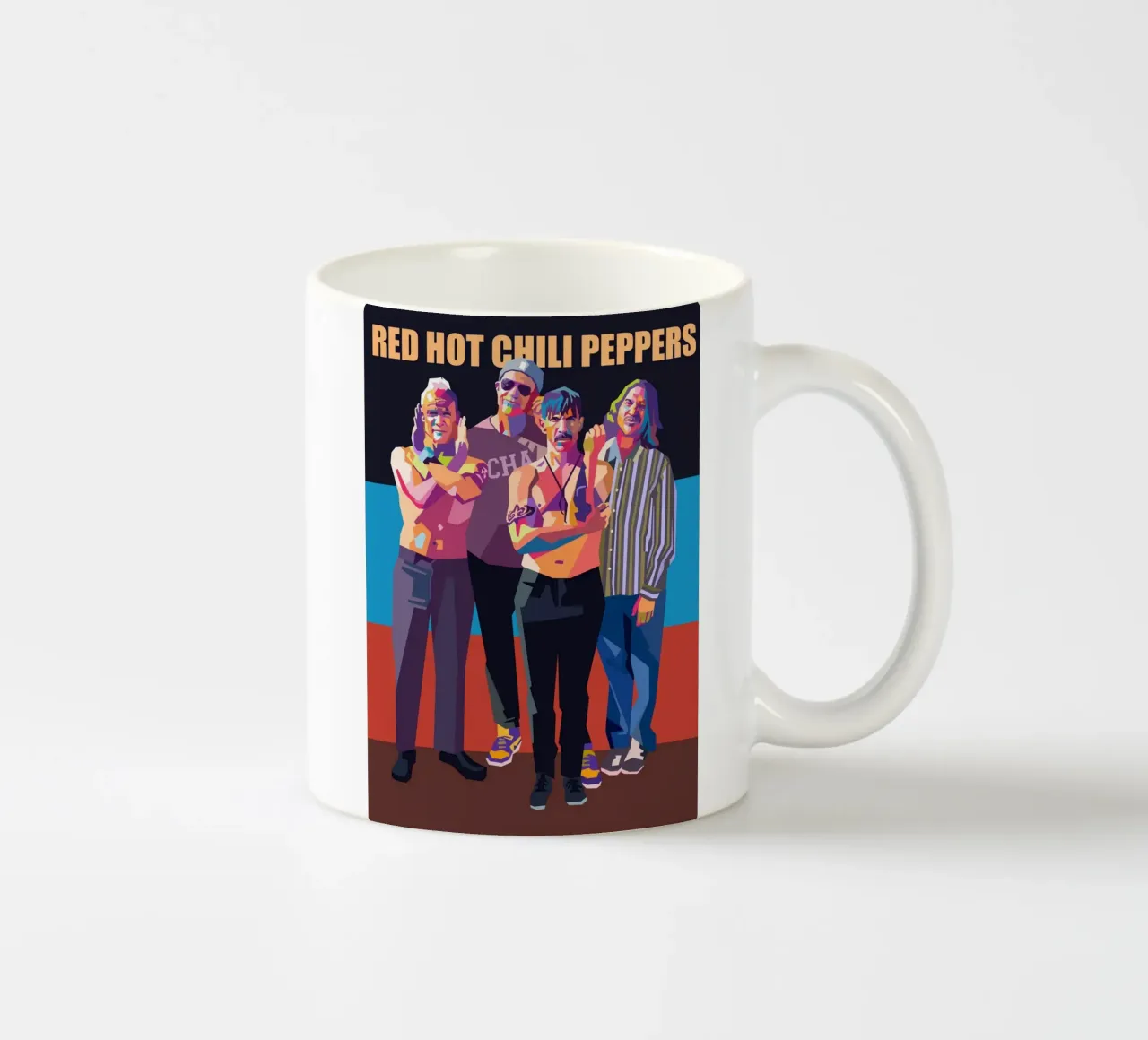 Stile artistico dei Red Hot Chilli Peppers WPAP tazza in ceramica da Hantamrata