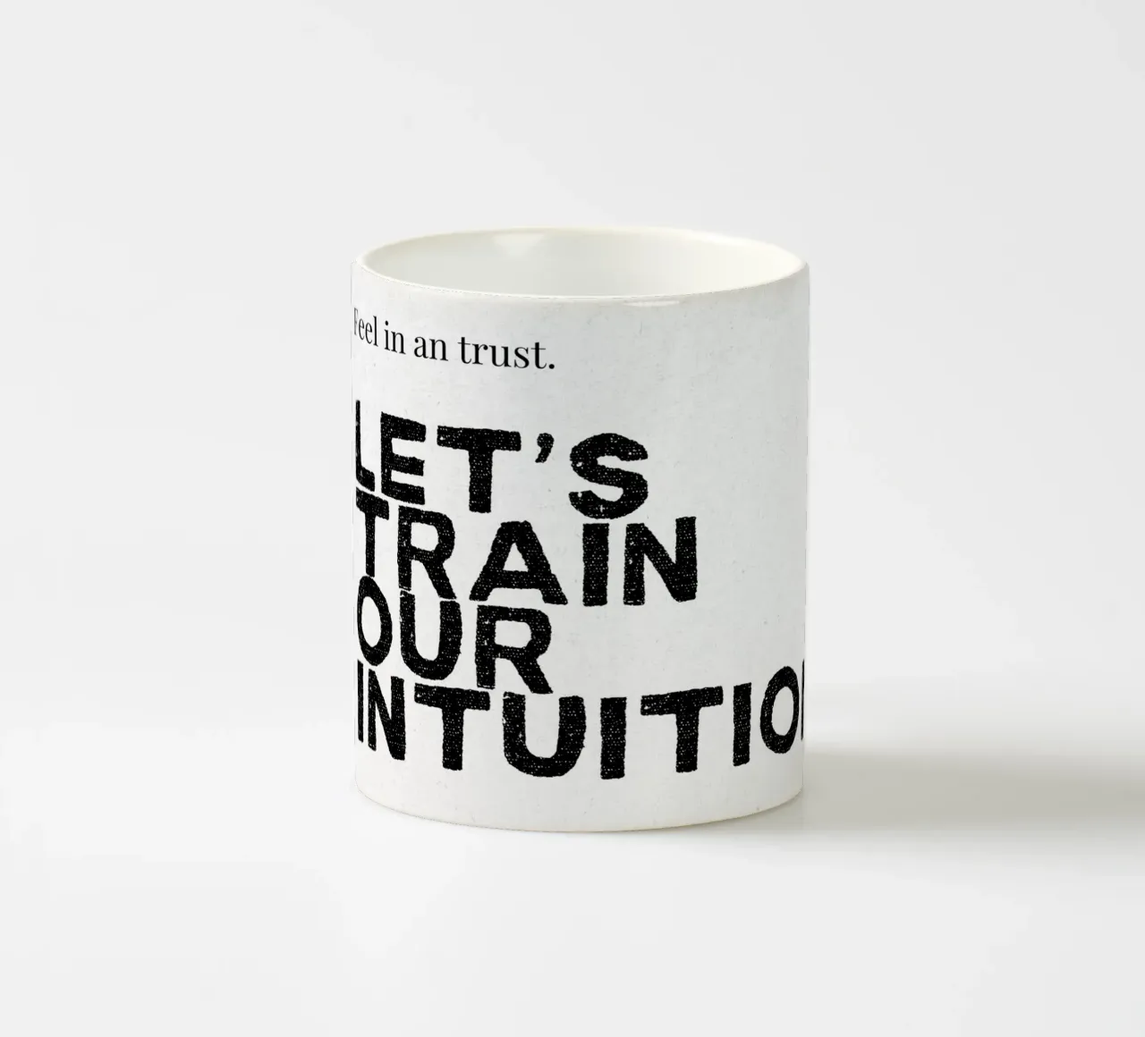 intuition tazza in ceramica da Ambition Wall