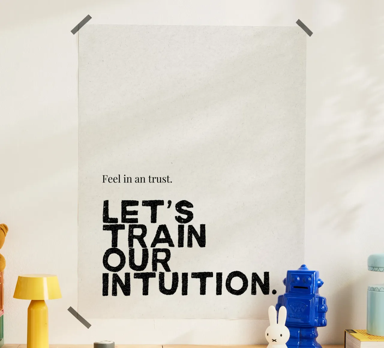 intuition poster da Ambition Wall