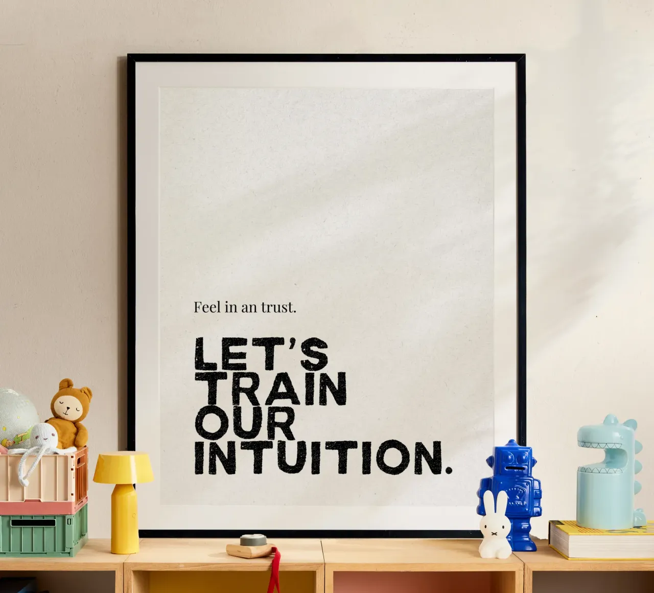 intuition poster da Ambition Wall