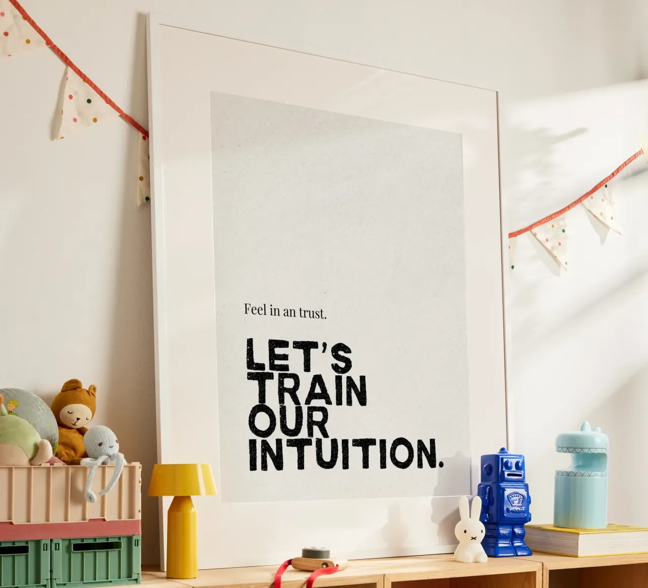 intuition poster da Ambition Wall