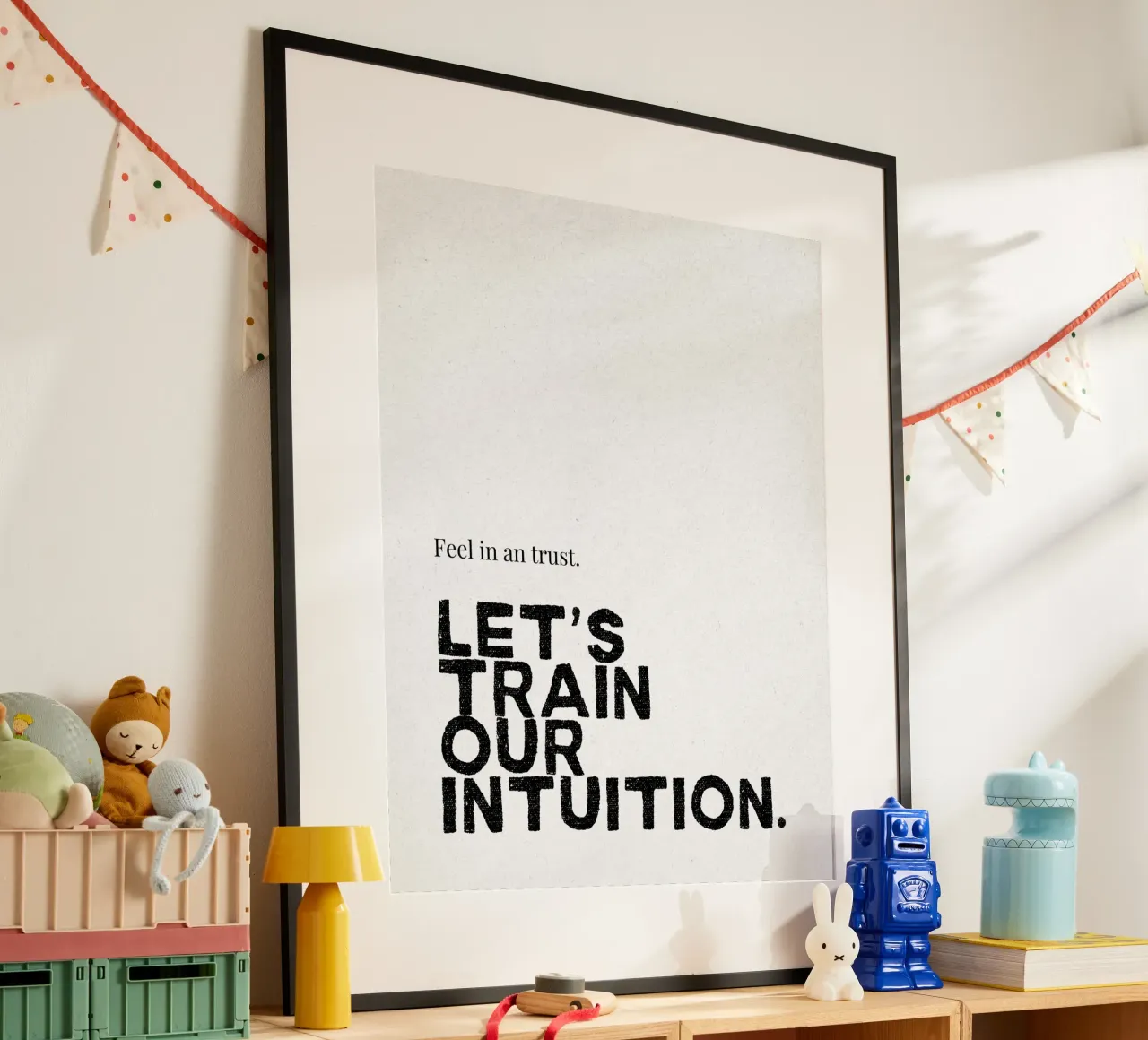 intuition poster da Ambition Wall