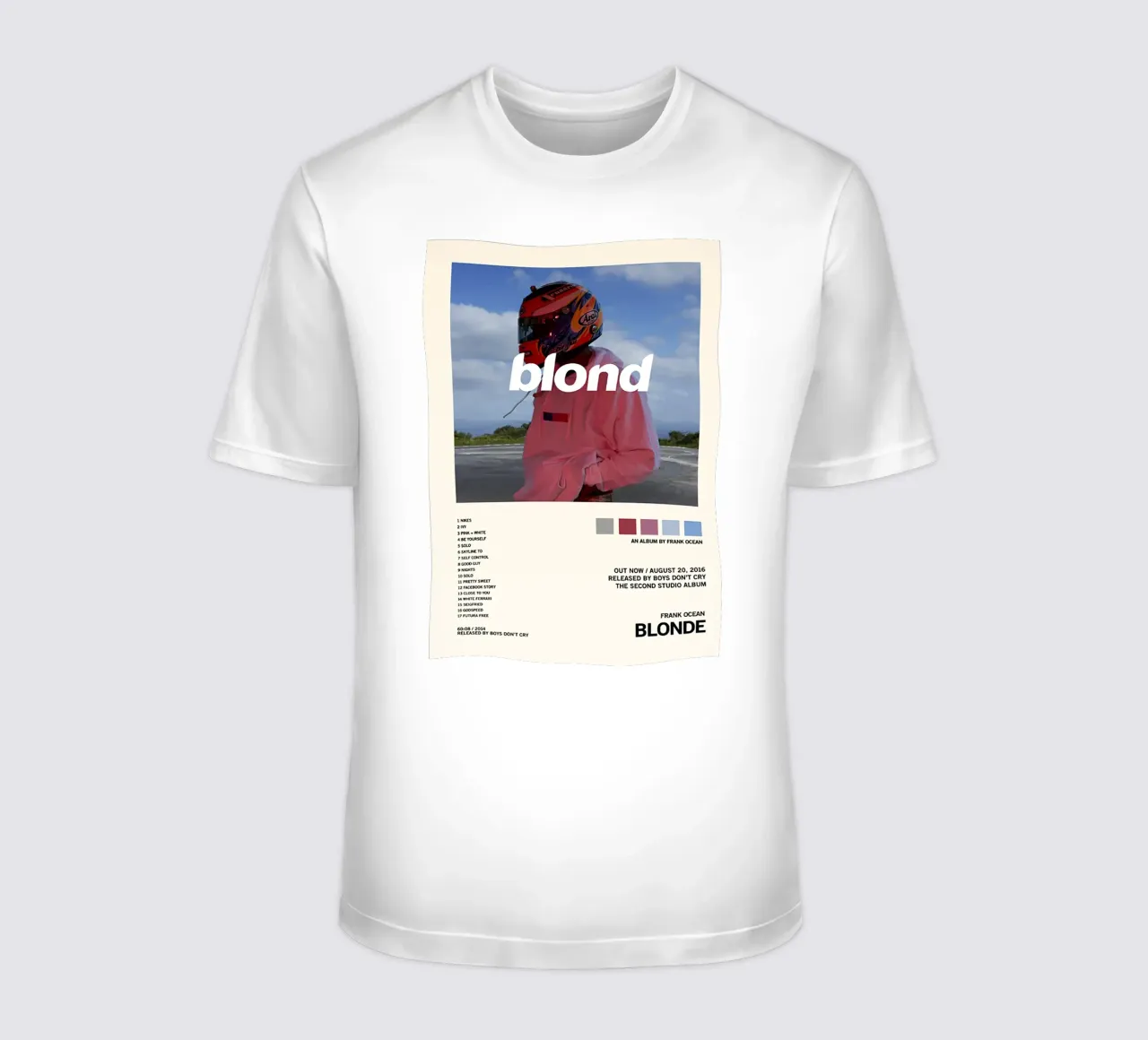 Blonde – Frank Ocean t-shirt da Attaboy Dsgn