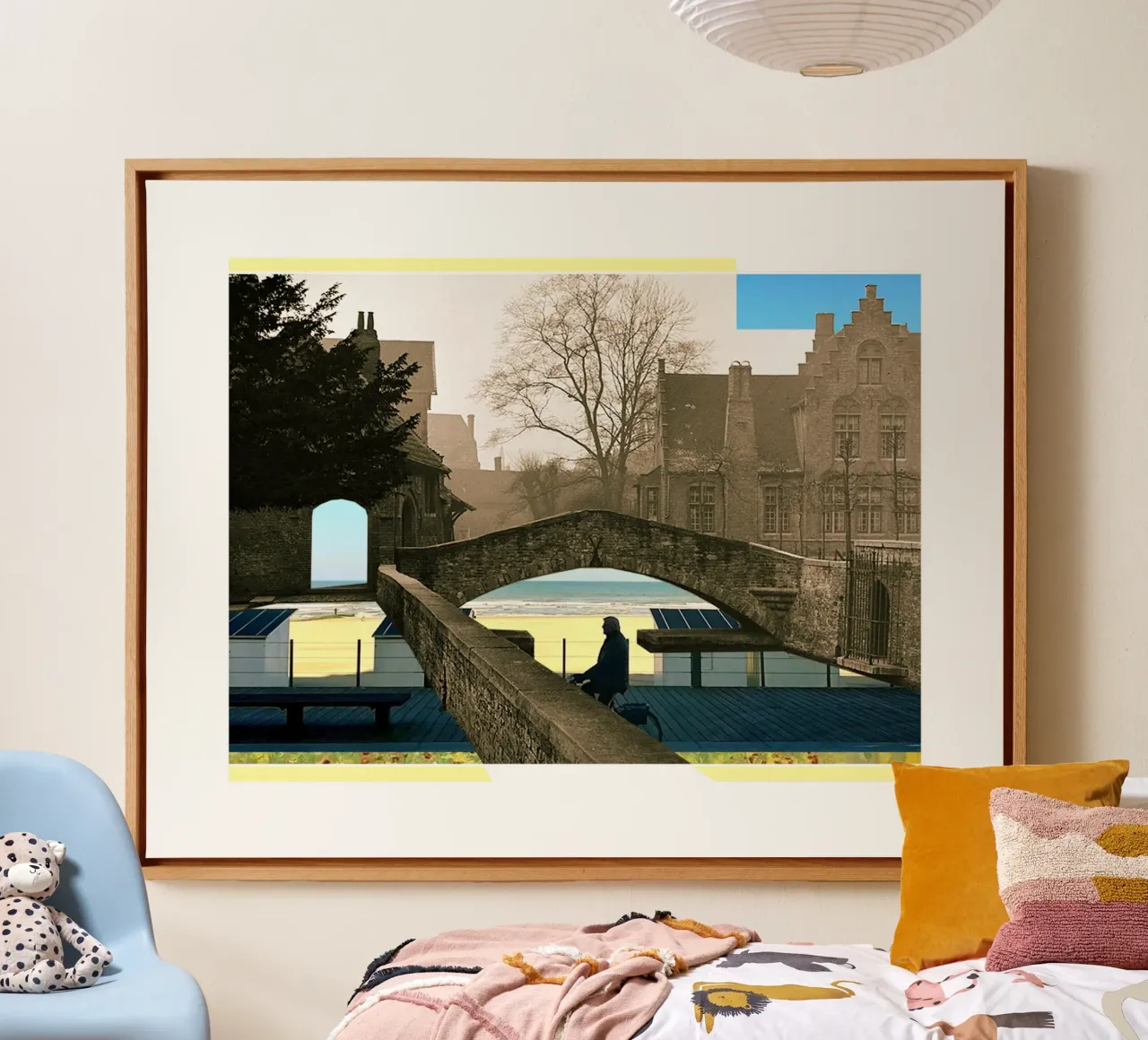 Boniface Bridge tela con Cornice a cassetta da fortrart