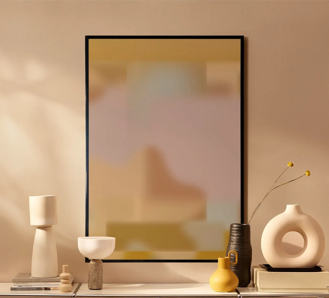 Existence III Gradient poster van Galaxy Eyes