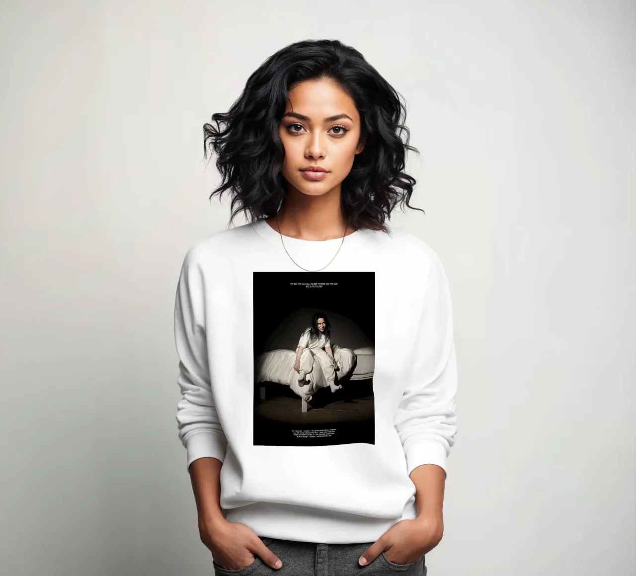 When We All Fall Asleep, Where Do We Go? – Billie Eilish sweat de Attaboy Dsgn
