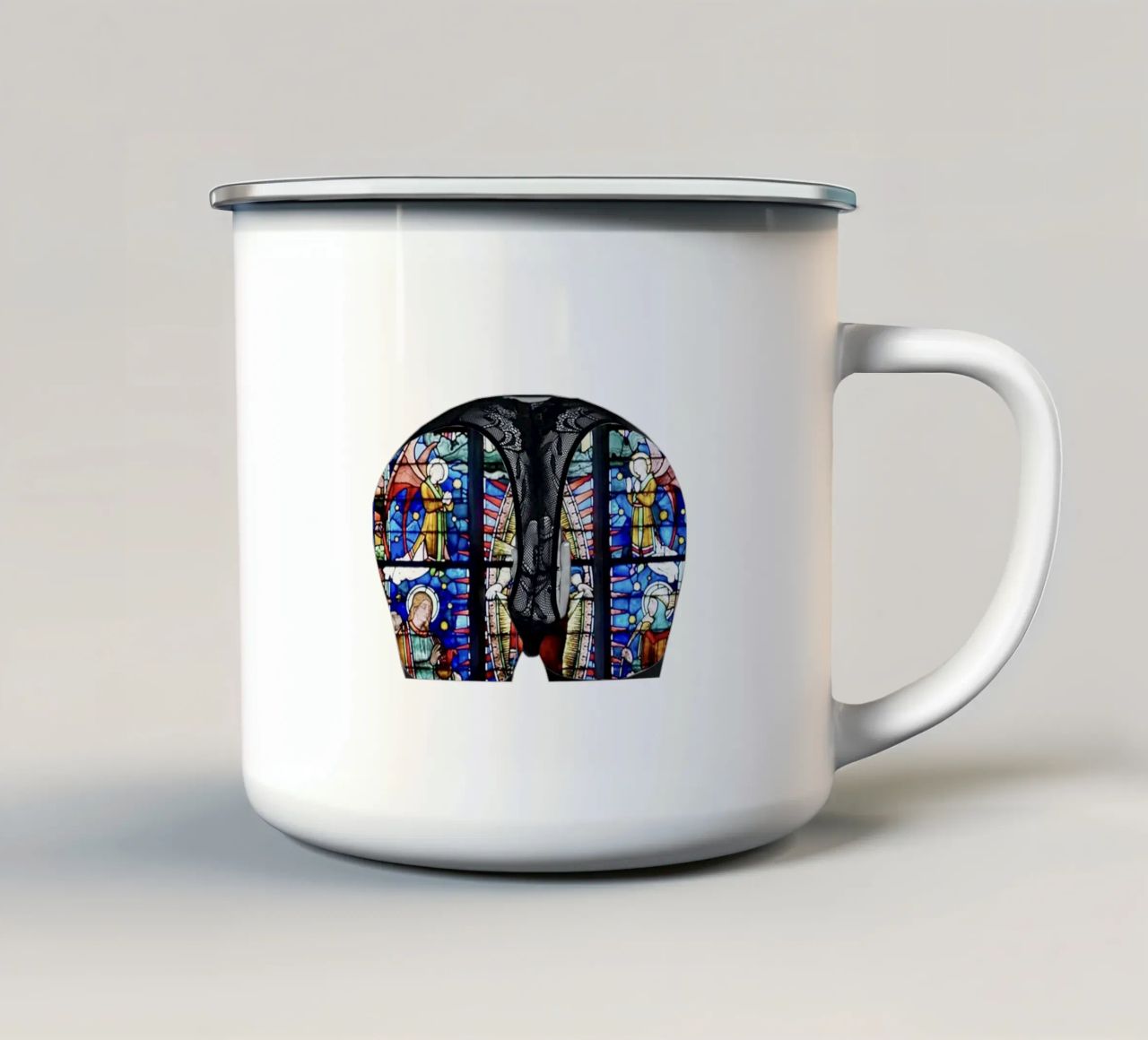 Way of the Cross tazza in smalto da fortrart