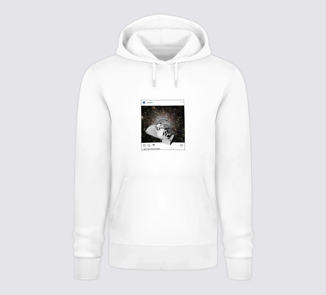 NASA felpa con cappuccio da fortrart