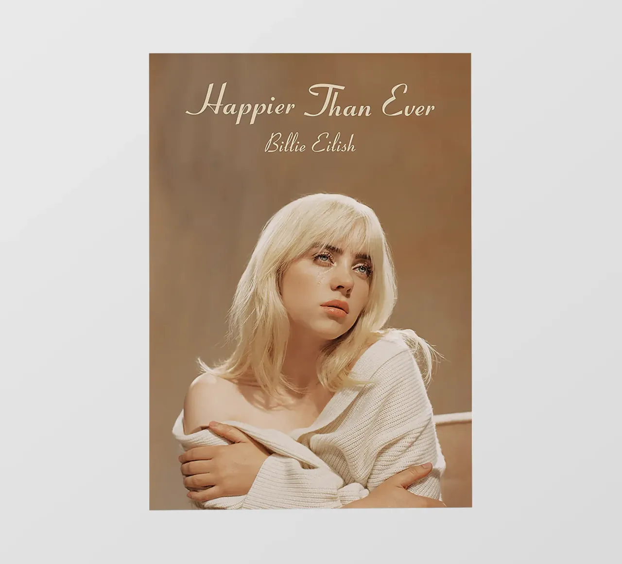 Happier Than Ever – Billie Eilish photo wallpaper by Attaboy Dsgn