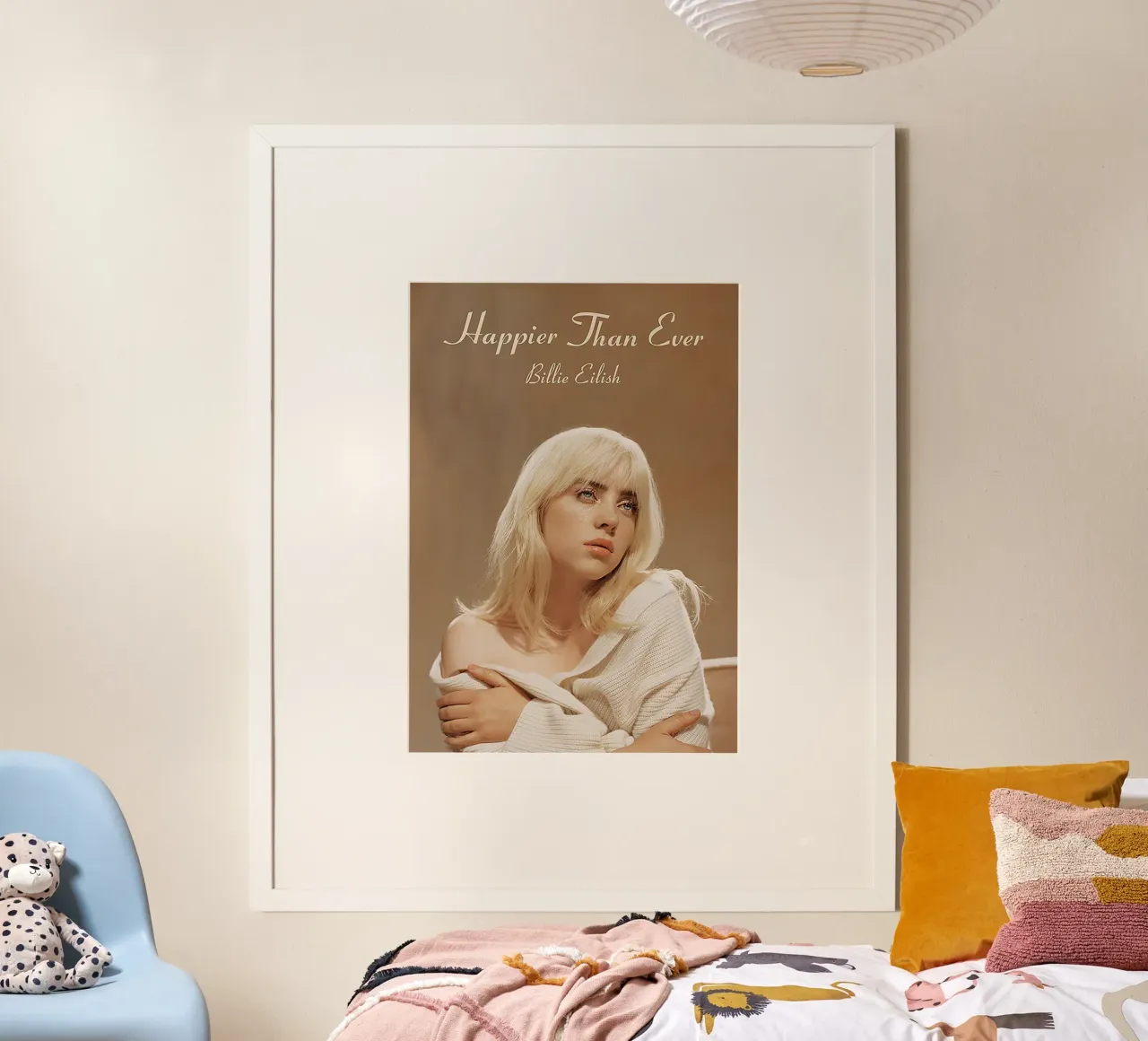 Happier Than Ever – Billie Eilish carta hahnemühle da Attaboy Dsgn
