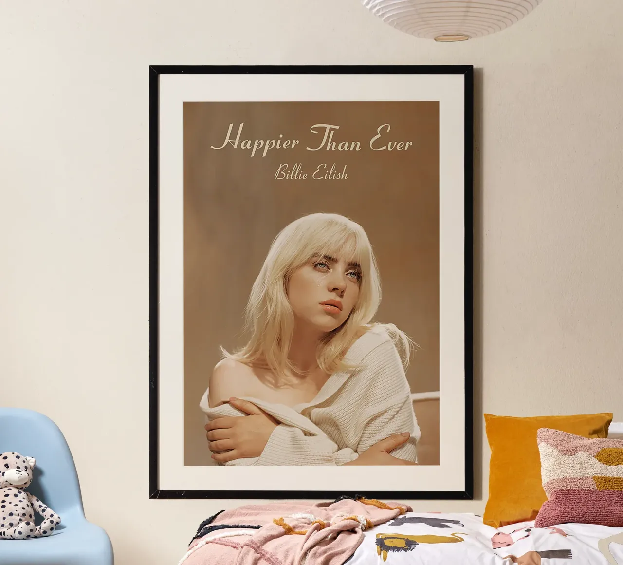 Happier Than Ever – Billie Eilish carta hahnemühle da Attaboy Dsgn