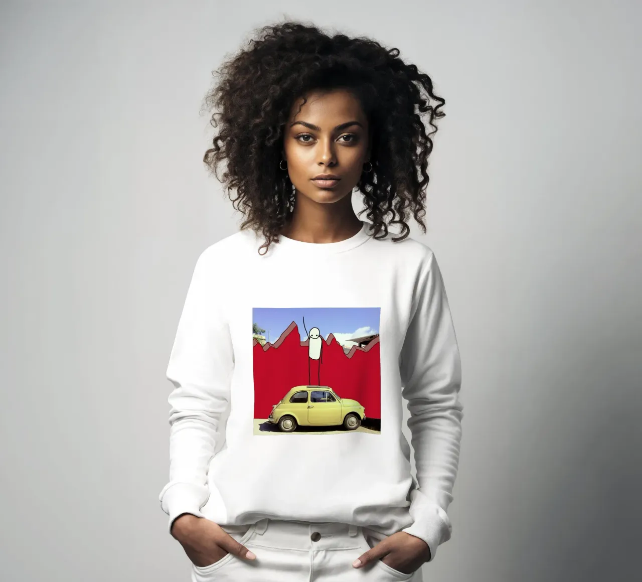 turn your back to the walls and f**k yeah Sweatshirt von FinnanoFenno