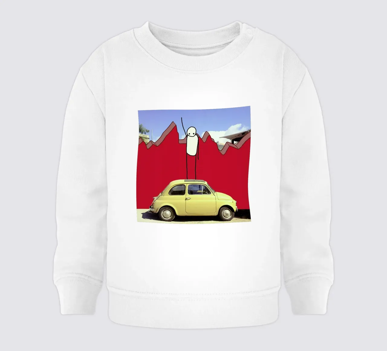 turn your back to the walls and f**k yeah Baby Sweatshirt von FinnanoFenno