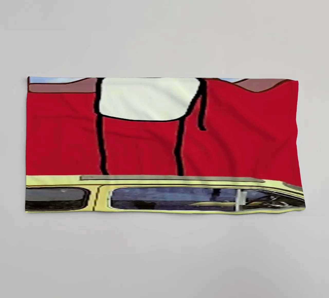 turn your back to the walls and f**k yeah asciugamano da bagno da FinnanoFenno