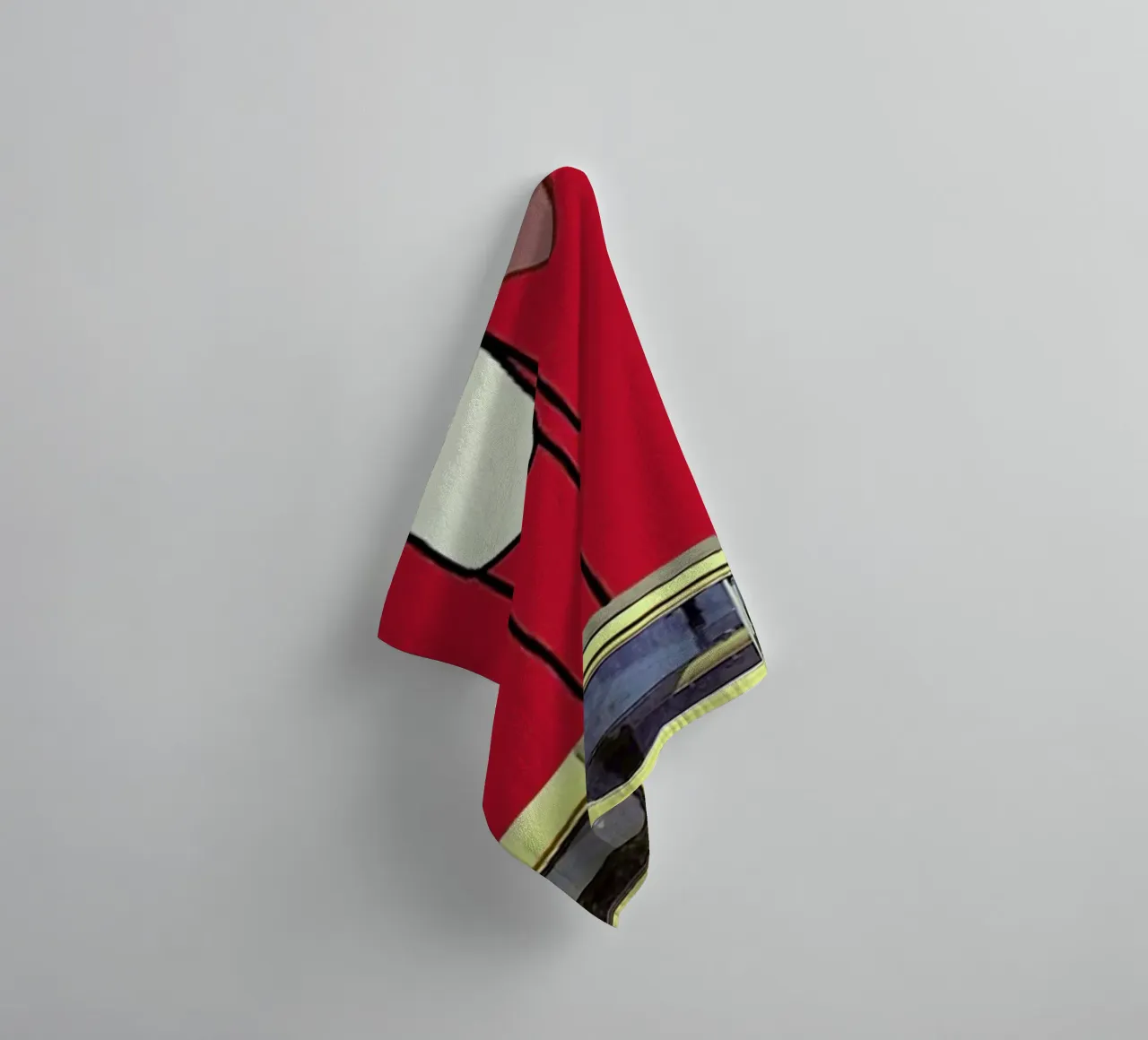 turn your back to the walls and f**k yeah asciugamano da bagno da FinnanoFenno