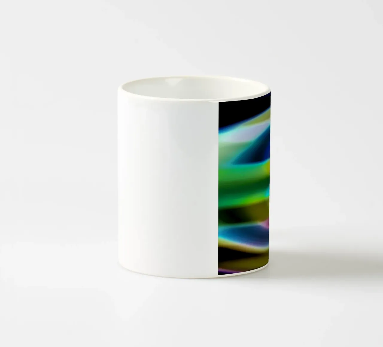 Illusione dallo spazio tazza in ceramica da Gürsel Yesil Digital Art