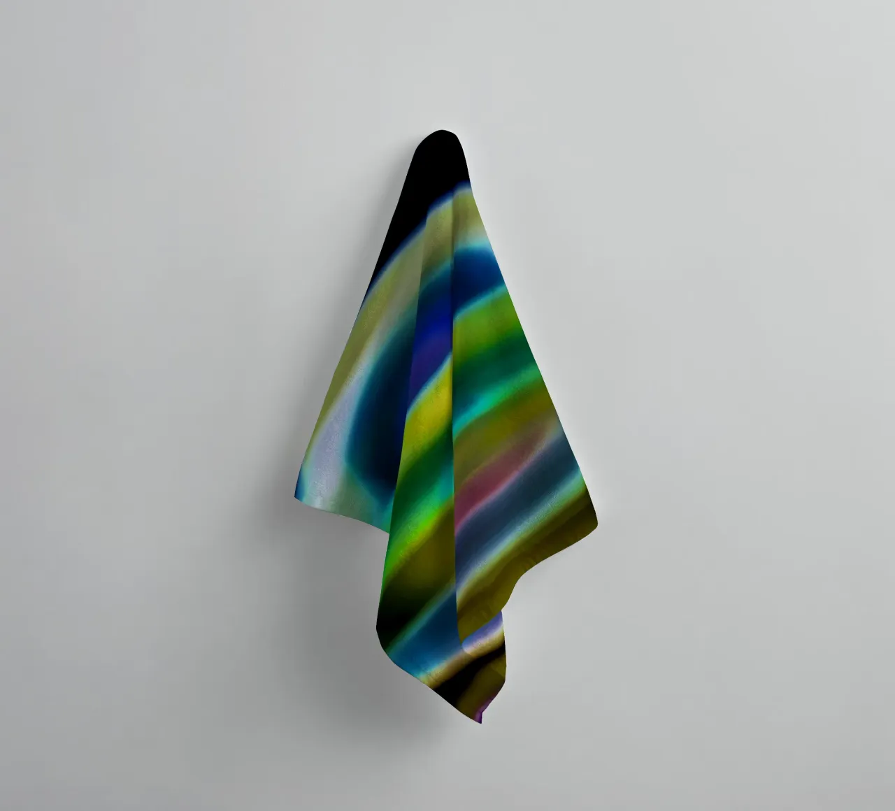 Illusion from outer space towel by Gürsel Yesil Digital Art
