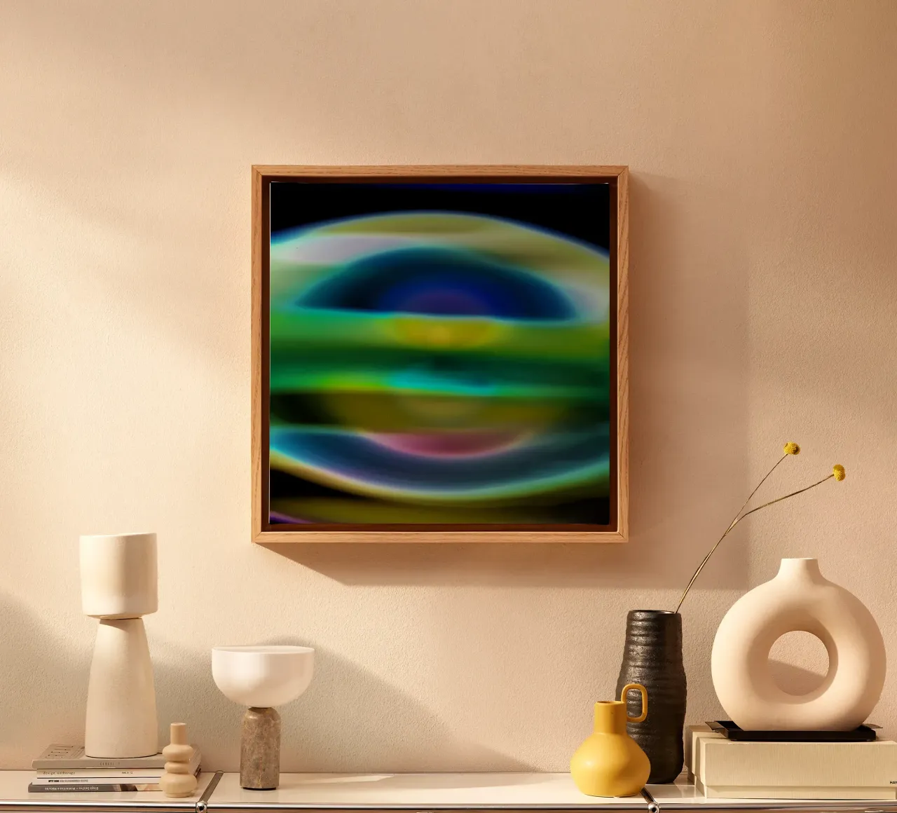 Illusion from outer space canvas by Gürsel Yesil Digital Art