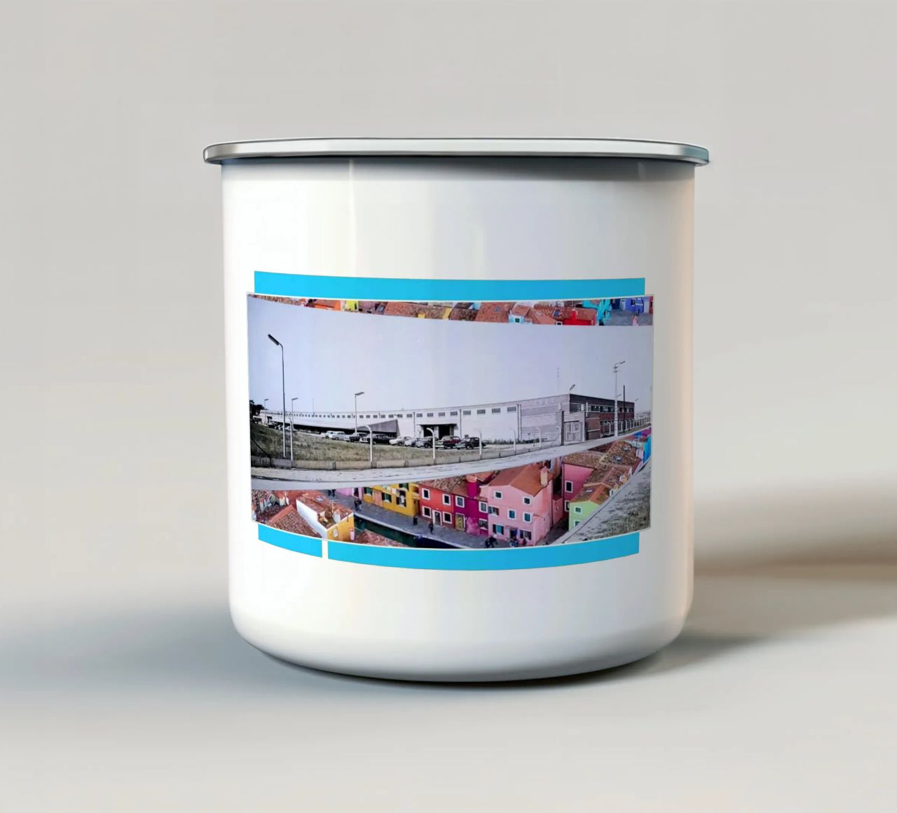 Usine tazza in smalto da fortrart