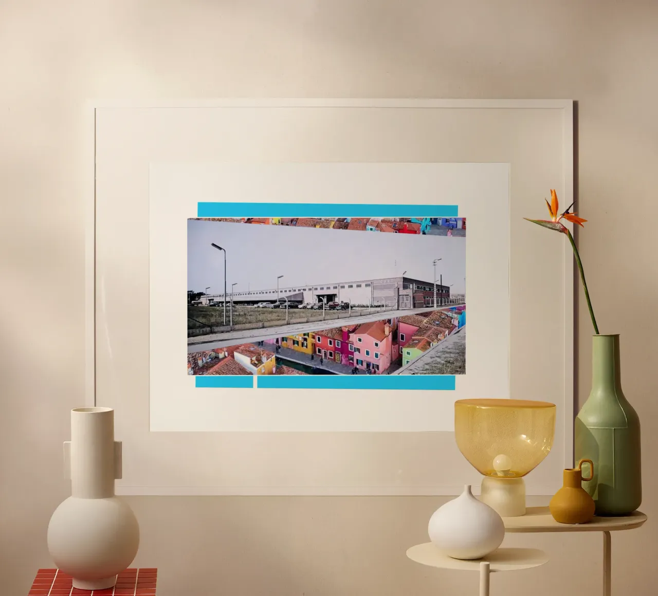 Usine poster con telaio in alluminio da fortrart