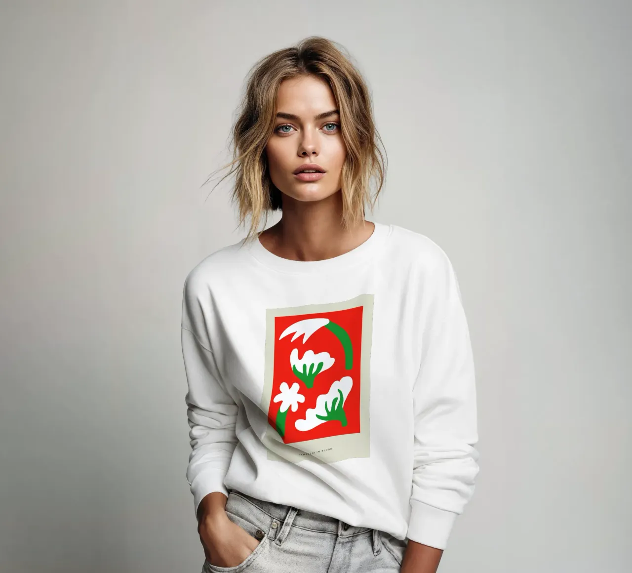 Camellia In Bloom sweatshirt van Studio One