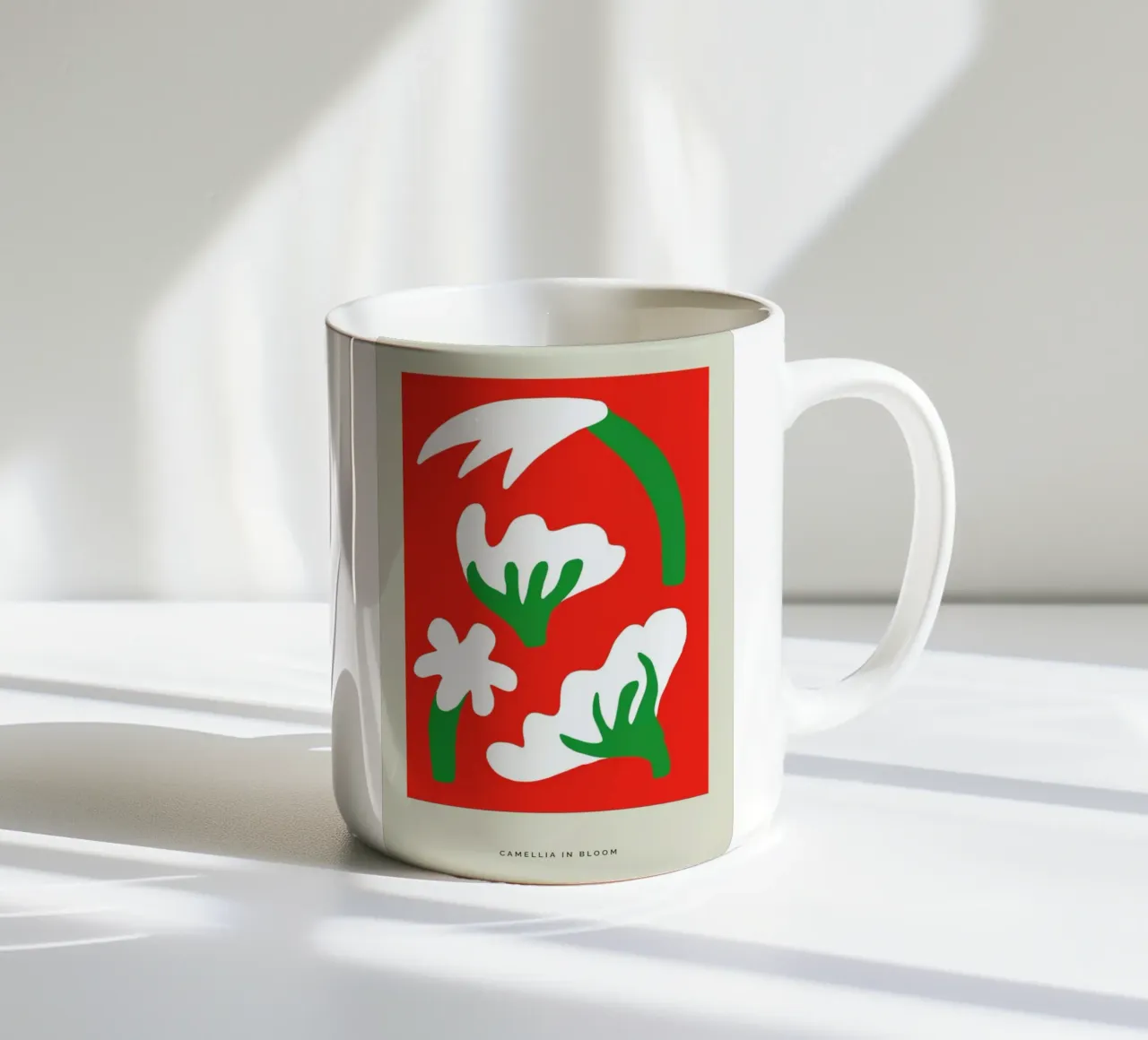 Camellia In Bloom tazza in ceramica da Studio One