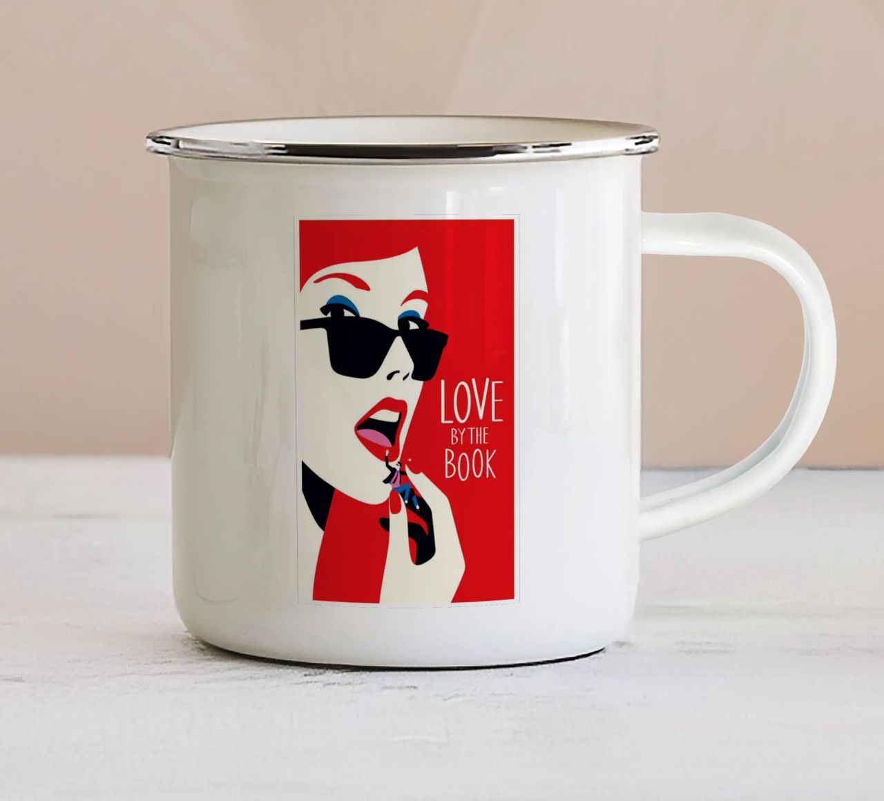 L'amore di Favre secondo le regole tazza in smalto da ARTVITI