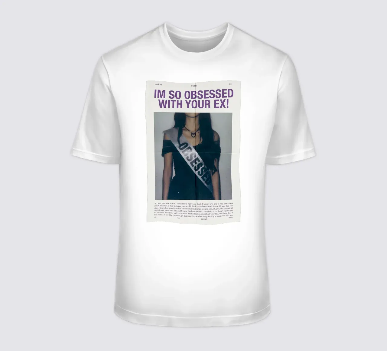 GUTS – Olivia Rodrigo t-shirt by Attaboy Dsgn