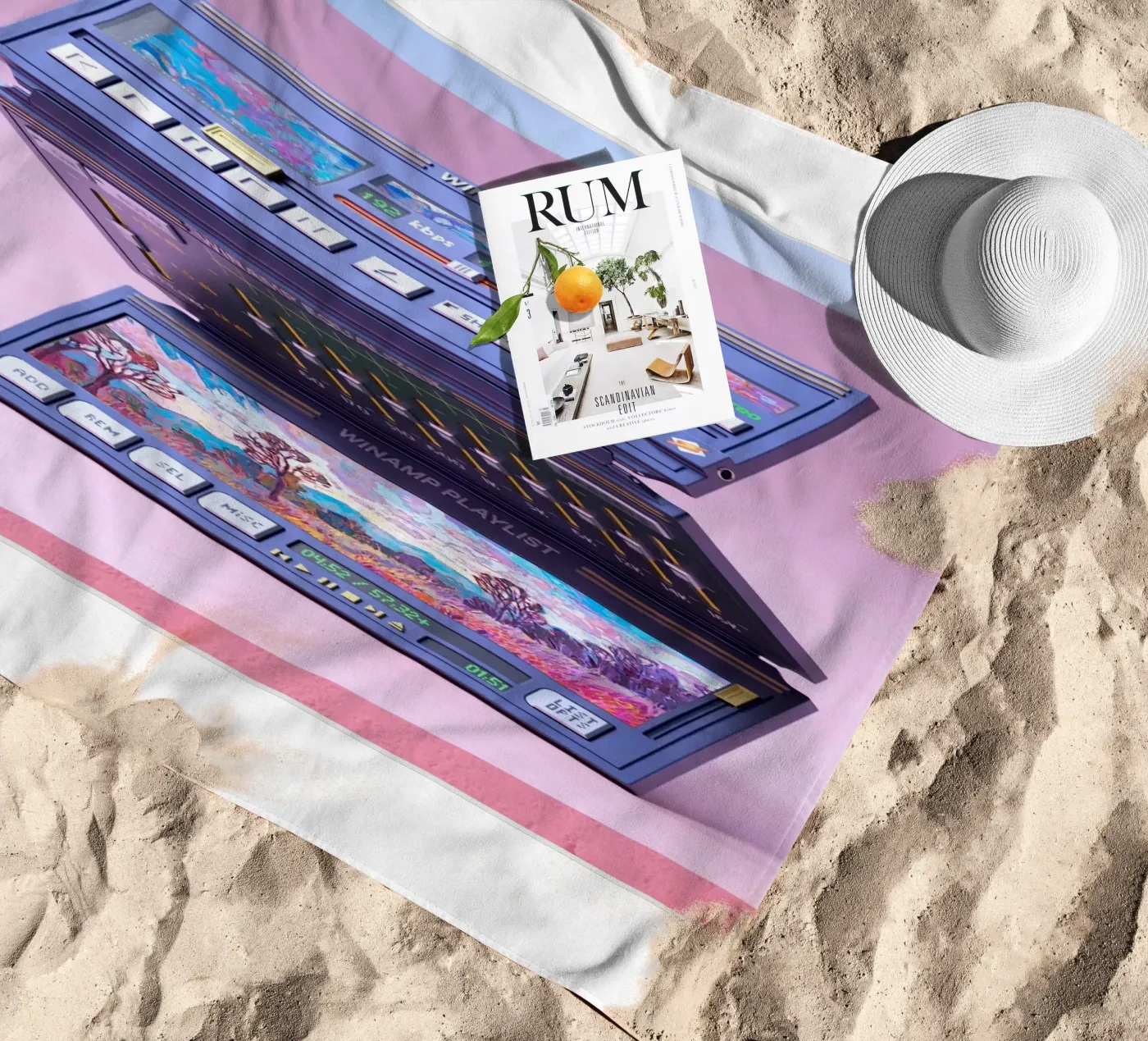 Winamp strandhanddoek van fortrart