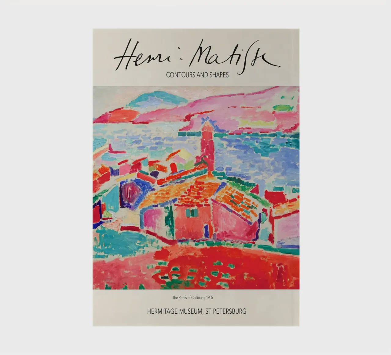 The Roofs of Collioure, 1925 print by Henri Matisse notebook by Trending Art Company