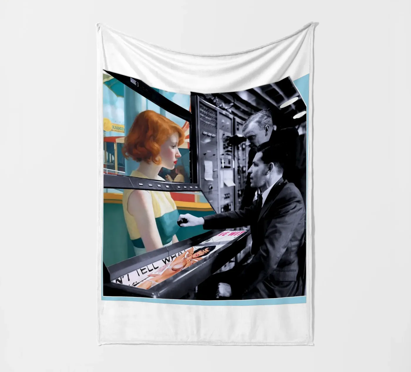 Controlroom23 fleece blanket by fortrart