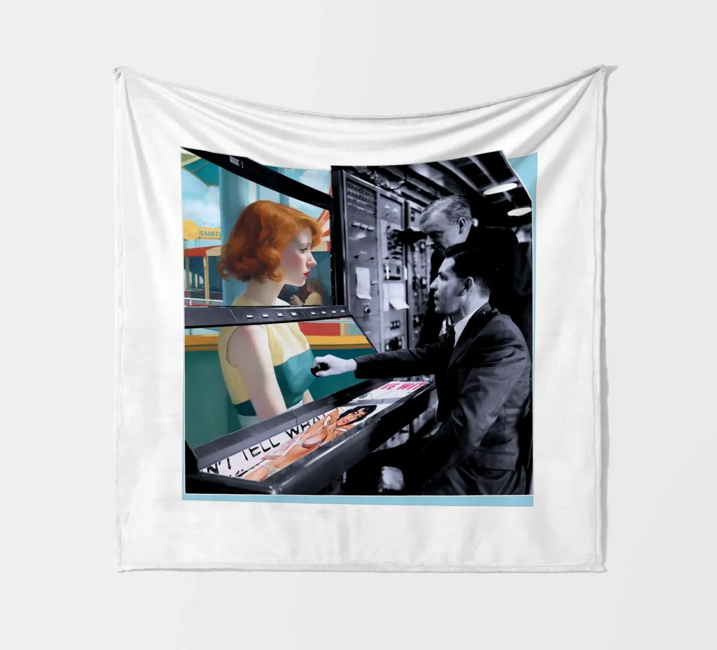 Controlroom23 fleece blanket by fortrart